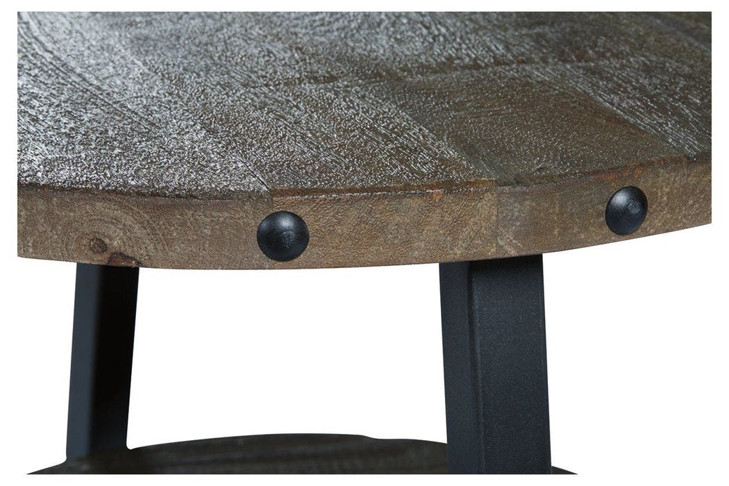 Haffenburg Medium Brown End Table - T827-6 - Gate Furniture