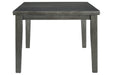 Hallanden Gray Dining Extension Table - D589-35 - Gate Furniture