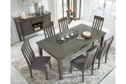 Hallanden Gray Dining Extension Table - Gate FurnitureDining Table