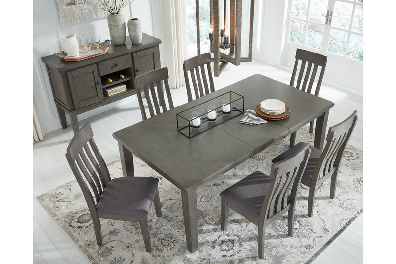 Hallanden Gray Dining Extension Table - Gate FurnitureDining Table