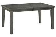 Hallanden Gray Dining Extension Table - Gate FurnitureDining Table