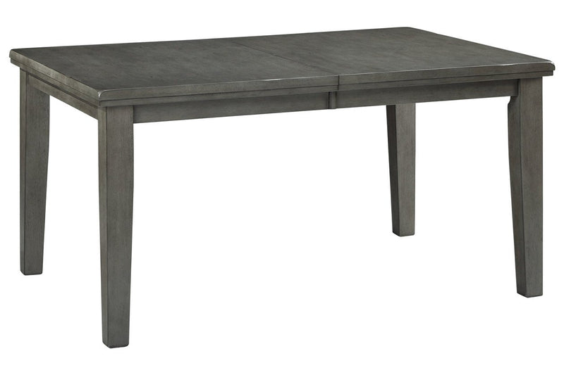 Hallanden Gray Dining Extension Table - Gate FurnitureDining Table
