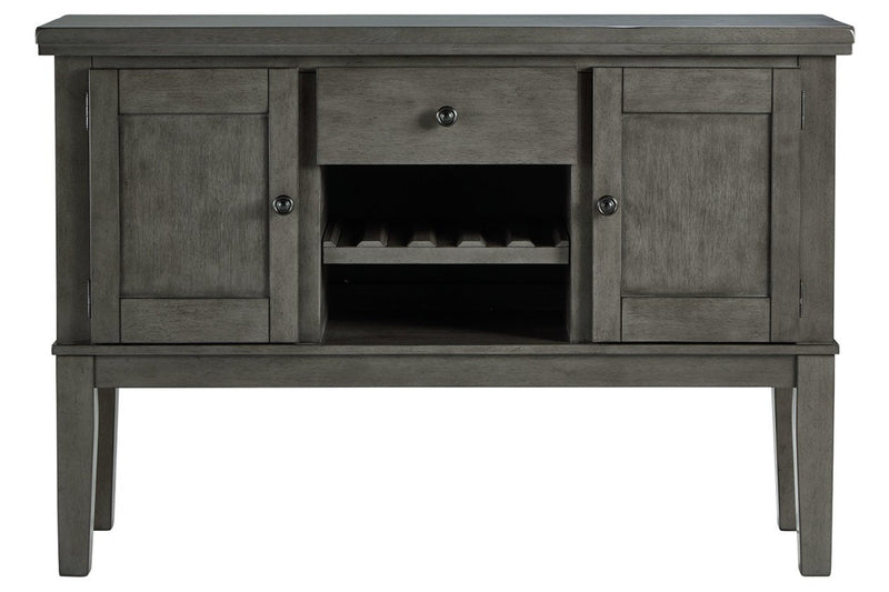 Hallanden Gray Dining Server - Gate FurnitureCabinet