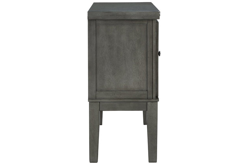 Hallanden Gray Dining Server - Gate FurnitureCabinet