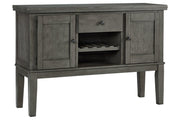 Hallanden Gray Dining Server - Gate FurnitureCabinet