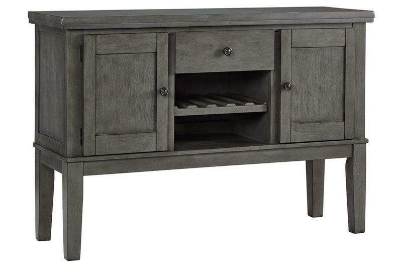 Hallanden Gray Dining Server - Gate FurnitureCabinet