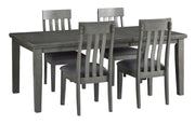 Hallanden Gray Dining Set - Gate FurnitureDining Room Set