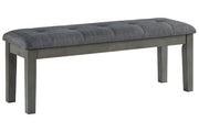 Hallanden Two - tone Gray 50" Dining Bench - Gate FurnitureAccent Bench