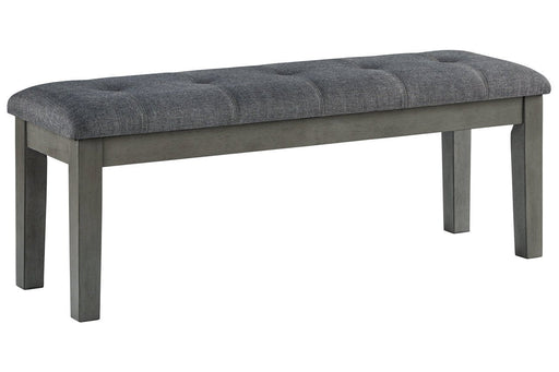 Hallanden Two - tone Gray 50" Dining Bench - Gate FurnitureAccent Bench