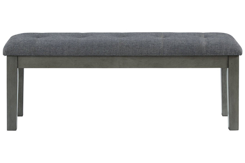 Hallanden Two - tone Gray 50" Dining Bench - Gate FurnitureAccent Bench
