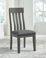Hallanden Two-tone Gray Dining Chair (Set of 2) - D589-01 - Gate Furniture