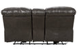 Hallstrung Gray Power Reclining Loveseat with Console - U5240318 - Gate Furniture