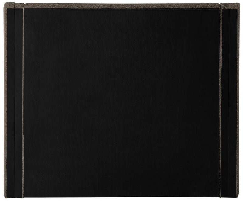 Halton Boucle Fabric King Bed (3 Boxes) Brown - Gate FurnitureKing Bed