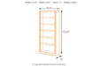 Hamlyn Medium Brown 75" Bookcase - H527-17 - Gate Furniture