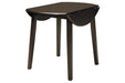 Hammis Dark Brown Dining Drop Leaf Table - D310-15 - Gate Furniture