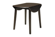 Hammis Dark Brown Dining Drop Leaf Table - Gate FurnitureDining Table