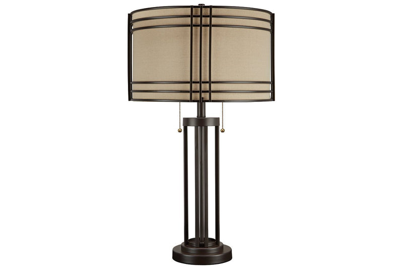 Hanswell Dark Brown Table Lamp - Gate FurnitureTable Lamp