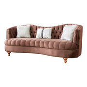 Happy 85 in. Sofa in Brown - Gate FurnitureSofa