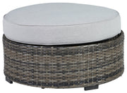 Harbor Court Ottoman with Cushion - Gate FurnitureOutdoor Ottoman