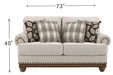 Harleson Wheat Living Room Set - Gate Furniture