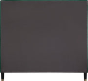 Harlie Velvet King Bed Green - Gate FurnitureKing Bed