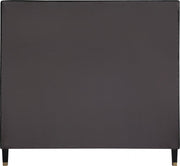 Harlie Velvet Queen Bed Black - Gate FurnitureQueen Bed