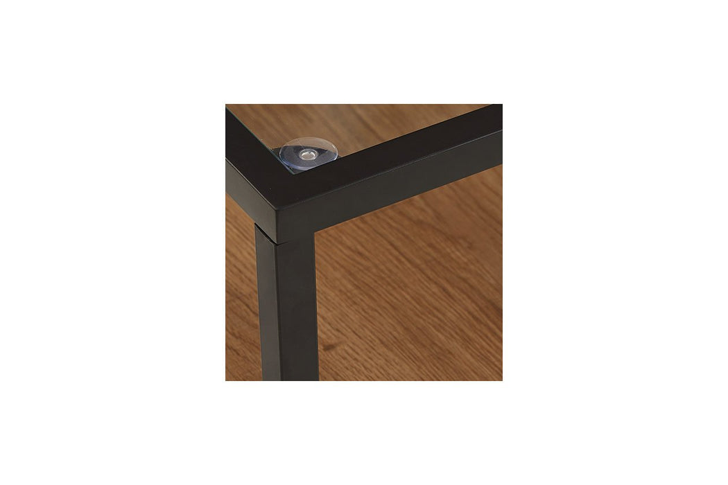 Harrelburg Light Brown/Black Accent Table - A4000375 - Gate Furniture