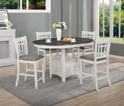 Hartwell Chalk Gray Counter Height Dining Set - Gate FurnitureCounter Height Set
