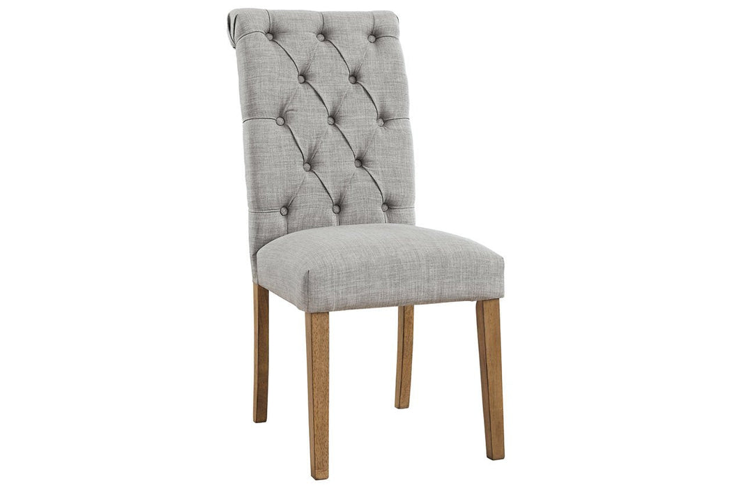 Harvina Light Gray Dining Chair (Set of 2) - D324-02 - Gate Furniture
