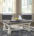 Havalance Gray/White Coffee Table - T814-1 - Gate Furniture