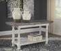 Havalance Gray/White Sofa/Console Table - T814-4 - Gate Furniture
