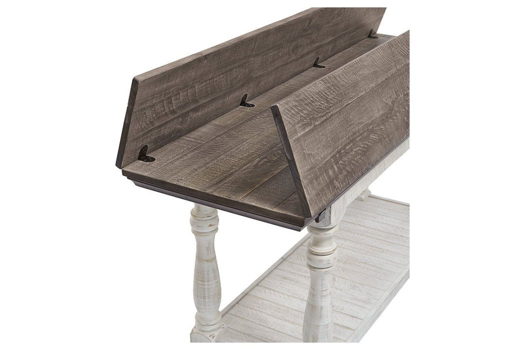 Havalance Gray/White Sofa/Console Table - T814-4 - Gate Furniture