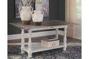Havalance Gray/White Sofa/Console Table - Gate FurnitureSofa Table