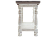 Havalance Gray/White Sofa/Console Table - Gate FurnitureSofa Table