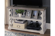Havalance Gray/White Sofa/Console Table - Gate FurnitureSofa Table