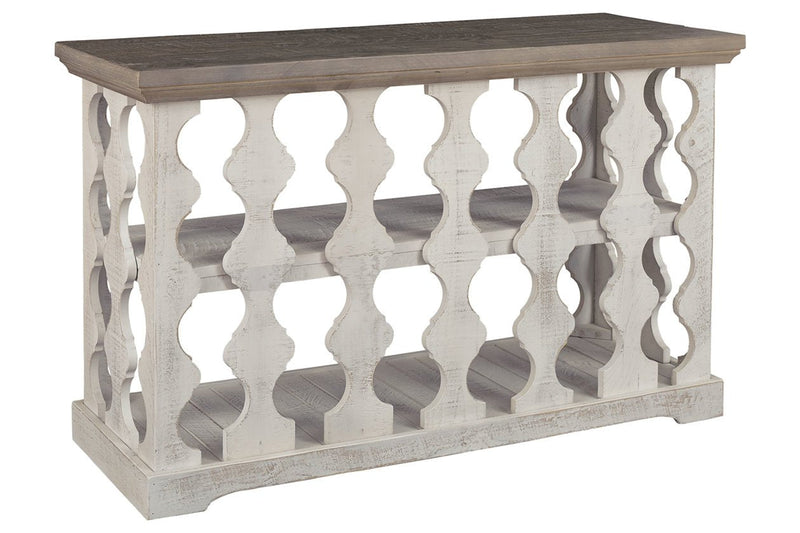 Havalance Gray/White Sofa/Console Table - Gate FurnitureSofa Table