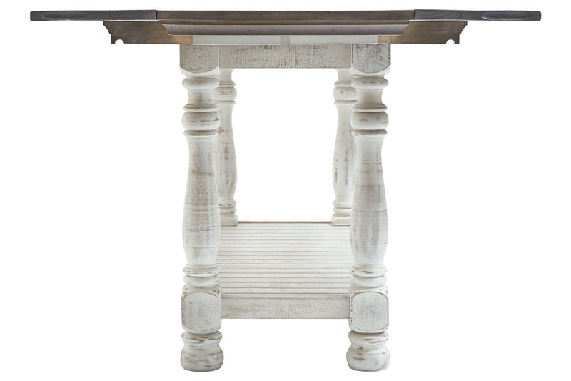 Havalance Gray/White Sofa/Console Table - Gate FurnitureSofa Table