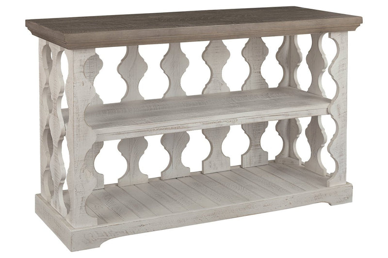 Havalance Gray/White Sofa/Console Table - Gate FurnitureSofa Table