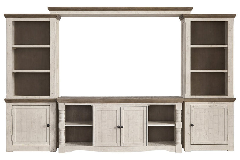 Havalance Two - tone 4 - Piece Entertainment Center - Gate FurnitureEntertainment Center