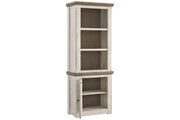 Havalance Two - tone Left Pier Cabinet - Gate FurniturePier Cabinet