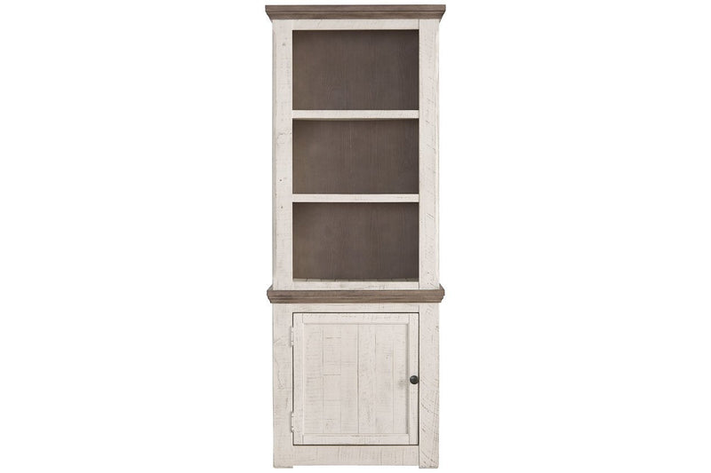 Havalance Two - tone Left Pier Cabinet - Gate FurniturePier Cabinet