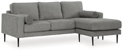 Hazela Charcoal Sofa Chaise - 4110218