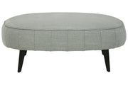 Hollyann Gray Oversized Accent Ottoman - Gate FurnitureOttoman