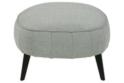 Hollyann Gray Oversized Accent Ottoman - Gate FurnitureOttoman