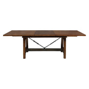 Holverson Rustic Brown Extendable Dining Set - Gate FurnitureDining Room Set