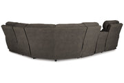 Hoopster Gunmetal 6 - Piece Power Reclining Sectional - Gate FurniturePower Reclining Sectional