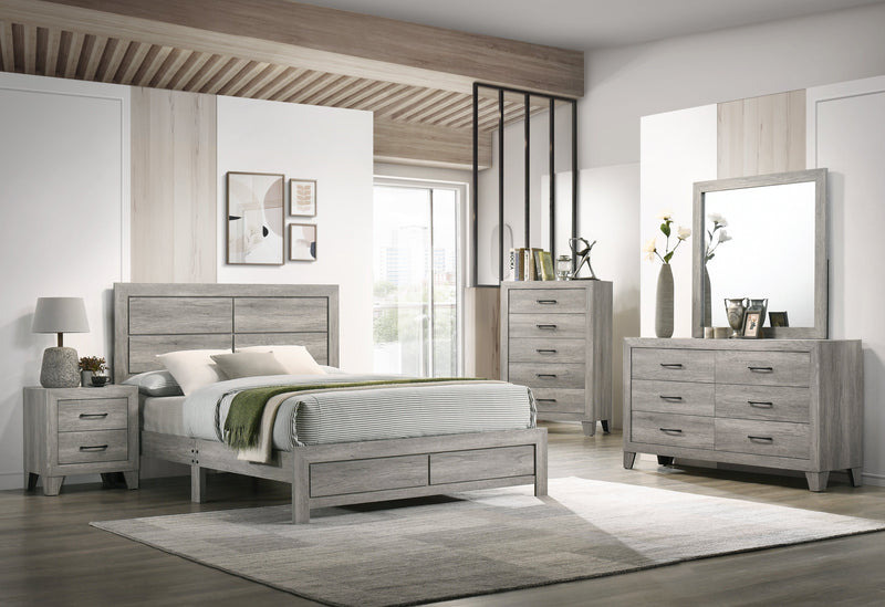 Hopkins Driftwood Platform Bedroom Set - Gate FurnitureBedroom Set