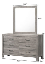 Hopkins Driftwood Platform Bedroom Set - Gate FurnitureBedroom Set