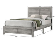 Hopkins Driftwood Platform Bedroom Set - Gate FurnitureBedroom Set