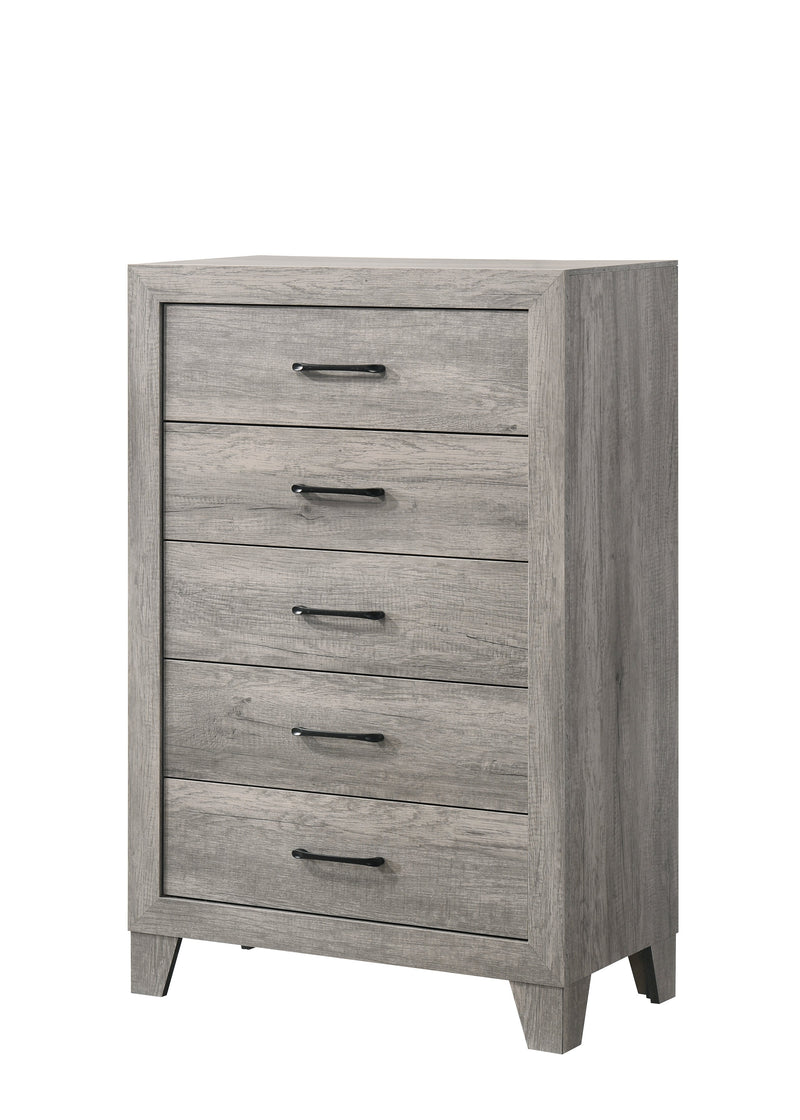 Hopkins Driftwood Platform Bedroom Set - Gate FurnitureBedroom Set